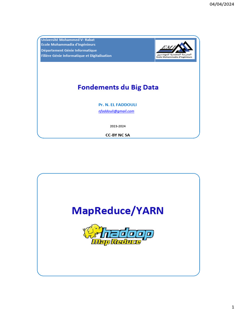 Introduction à Hadoop et MapReduce | PDF | MapReduce | Apache Hadoop
