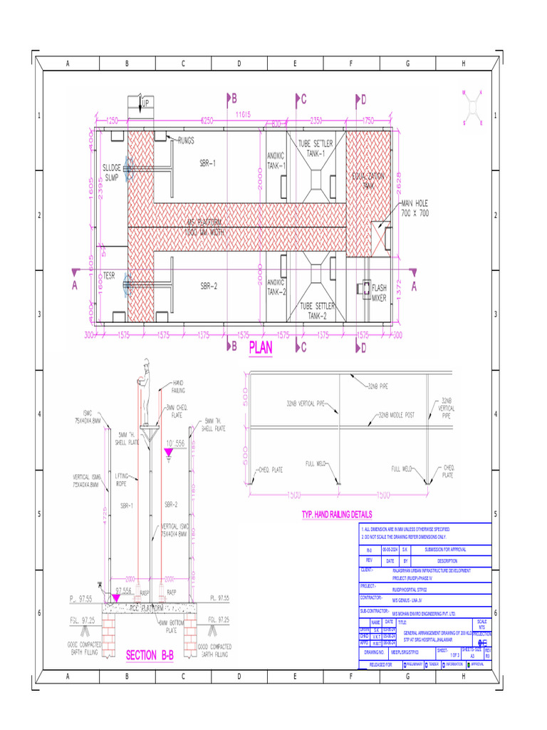 200 KLD STP General Arrangement Drawing | PDF