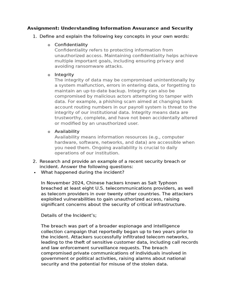 Key Concepts of Information Security | PDF | Security | Computer Security