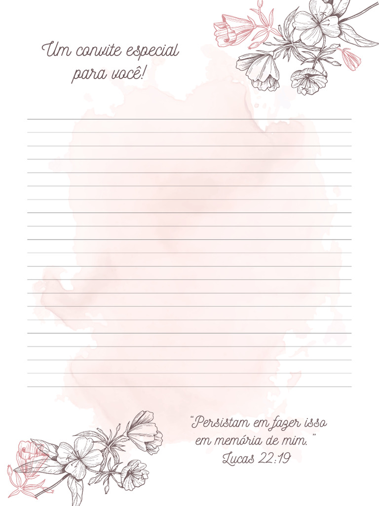 Papel Carta Celebração V | PDF