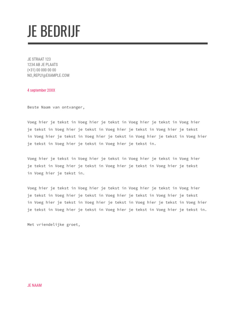 Zakelijke Brief | PDF