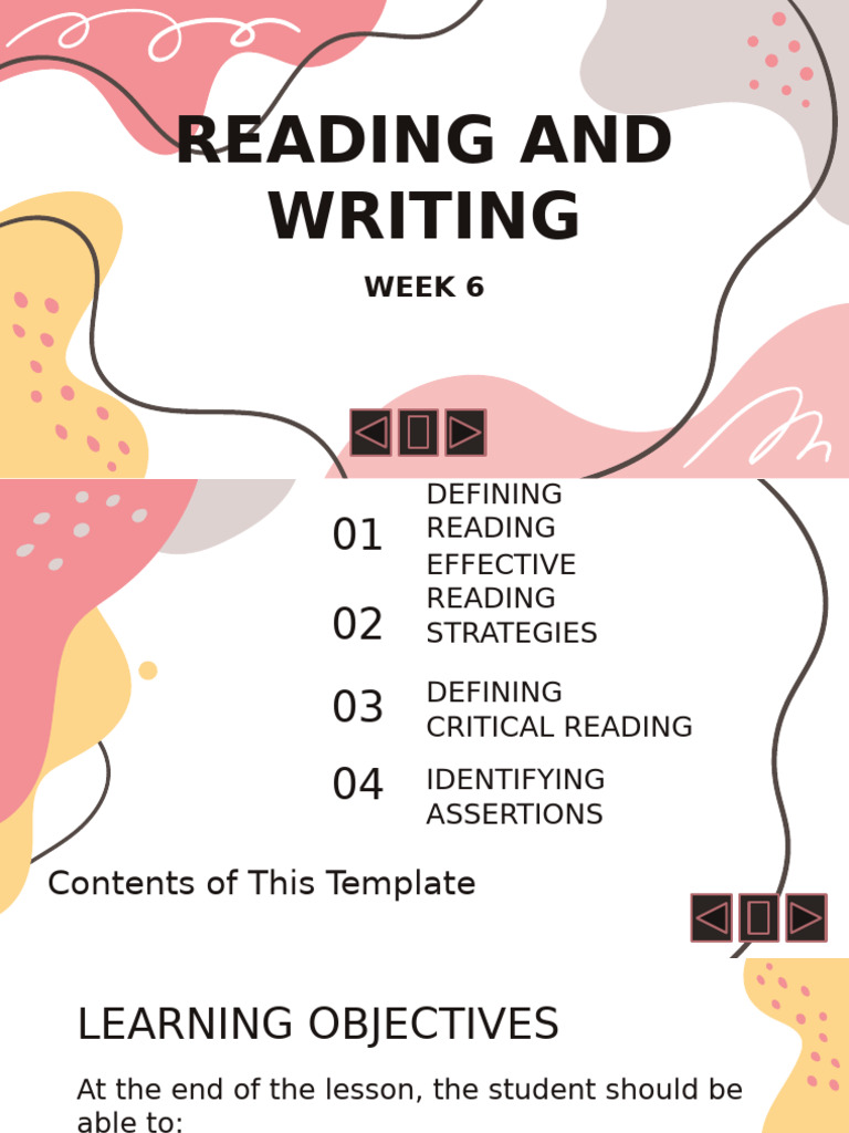 Week 6 Lesson | PDF | Human Communication | Cognitive Science