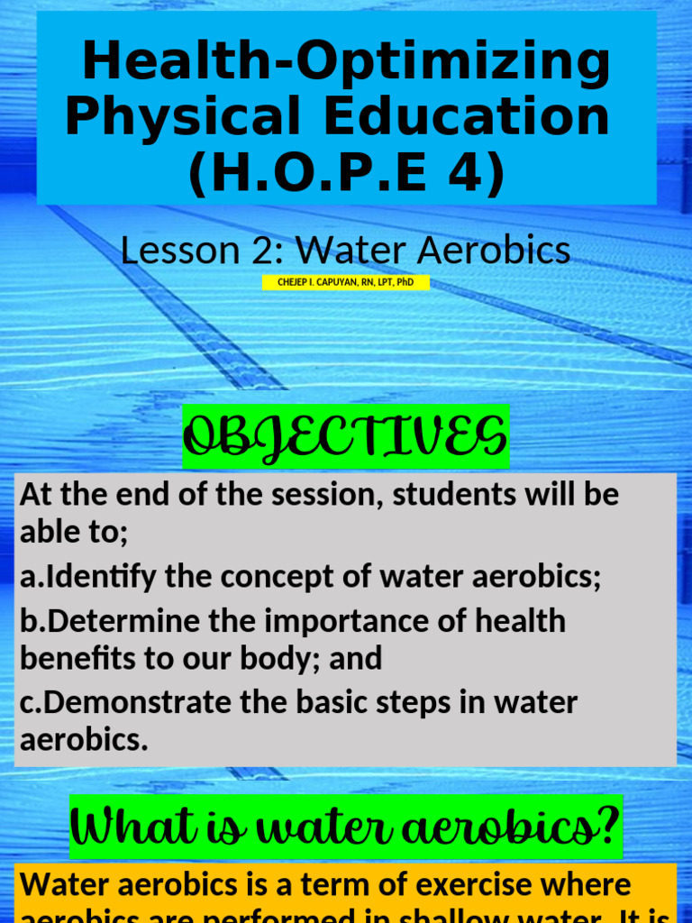Water Aerobics: Benefits & Basics | PDF | Strength Training | Physical ...