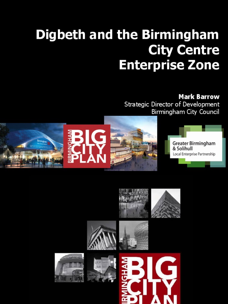 Digbeth Enterprise Zone Development Plan | PDF | Birmingham | Economies