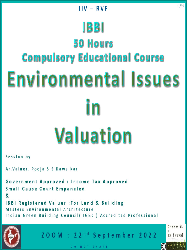 Environmental Valuation | PDF | Occupational Safety And Health ...