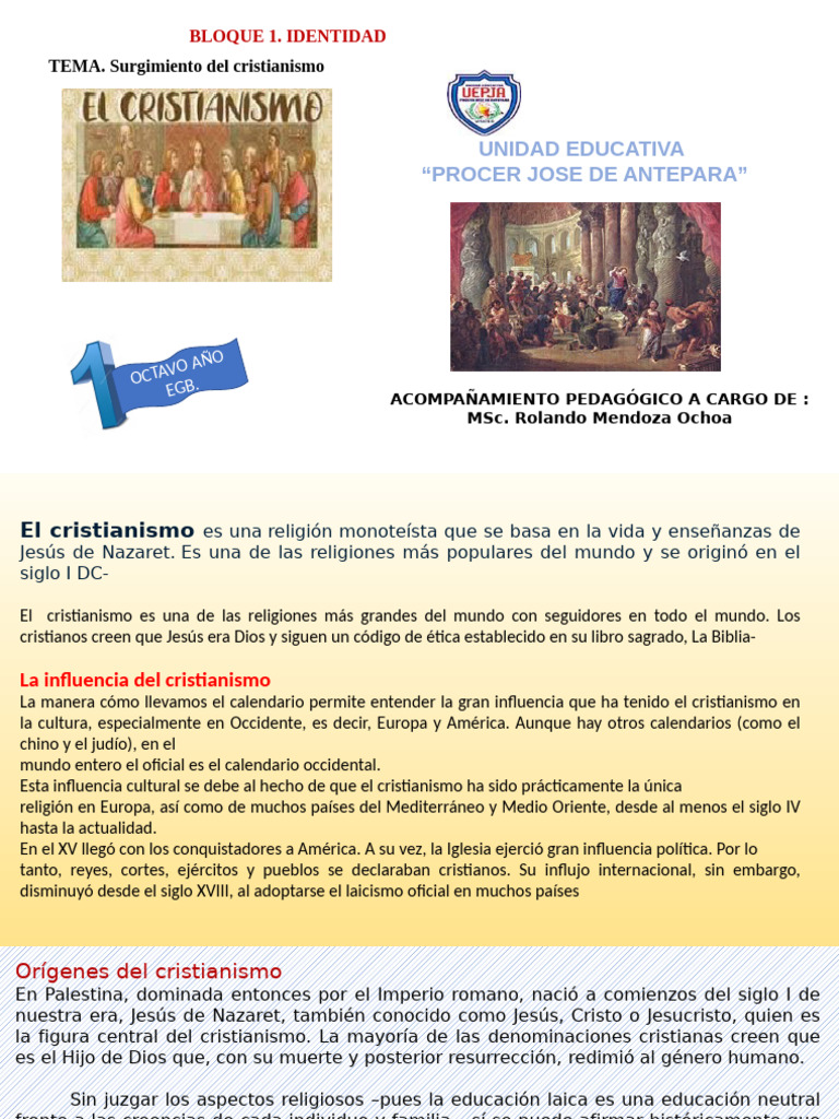 Cristianismo y su legalización en Roma | PDF | Jesús | Constantino el ...