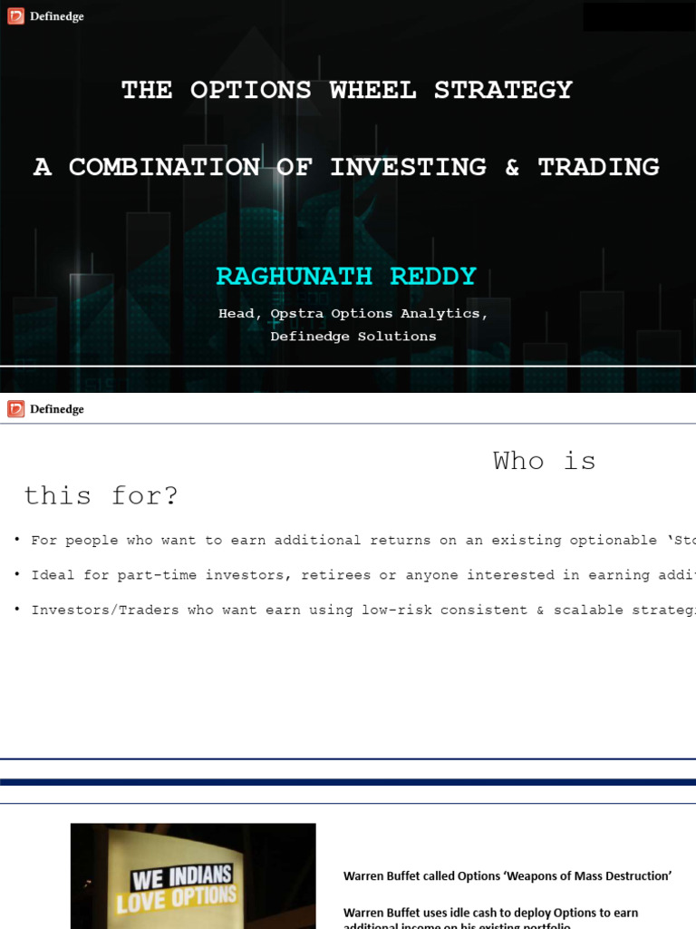 Options Wheel Strategy for Income Generation | PDF | Option (Finance ...
