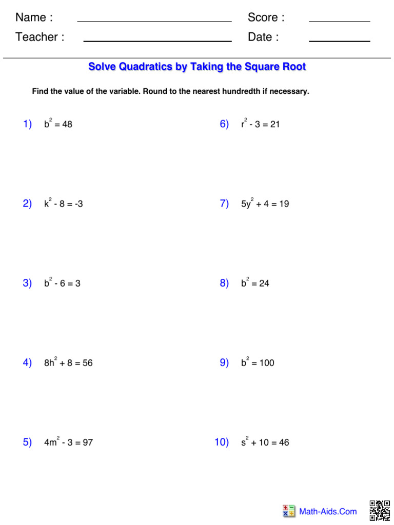 Factoring Worksheet | PDF