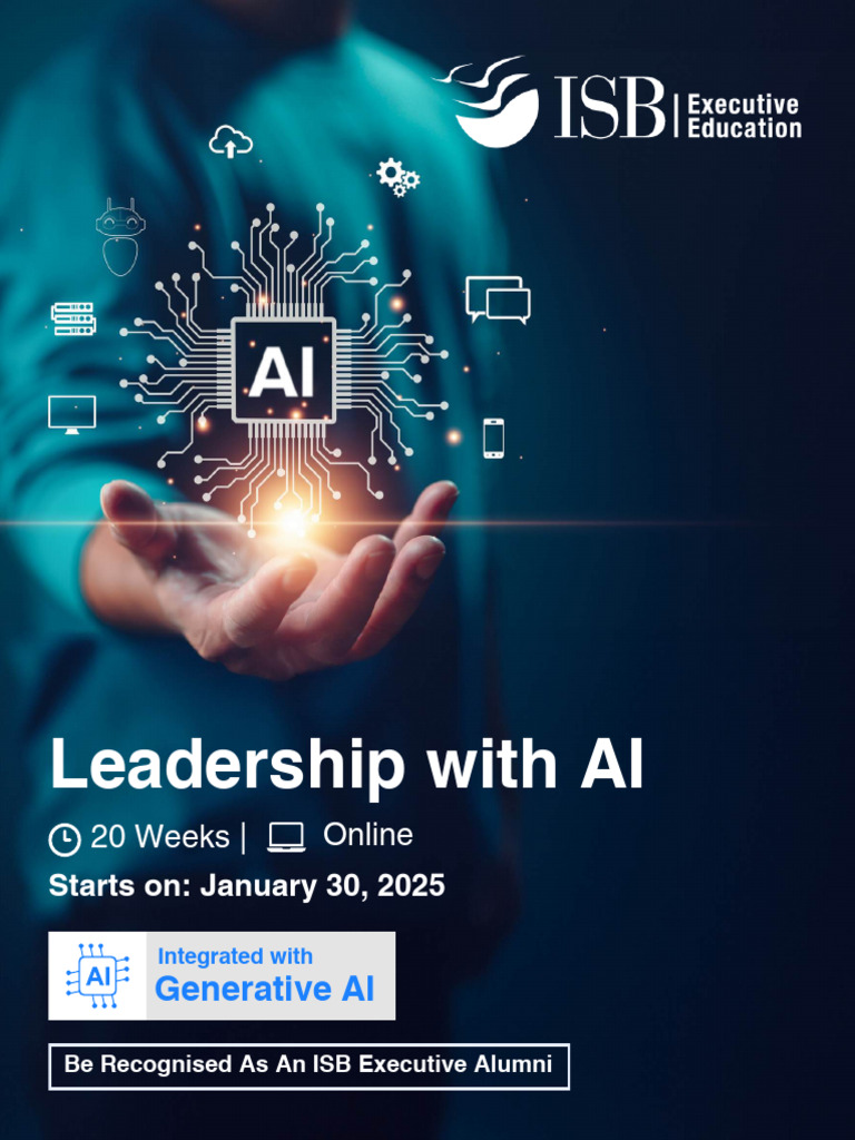 ISB Leadership with AI Program Overview | PDF | Machine Learning ...