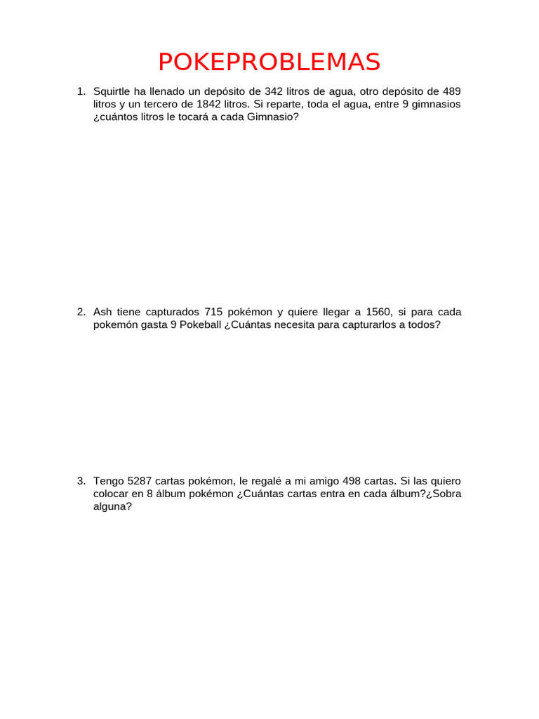 Poke Problem As | PDF