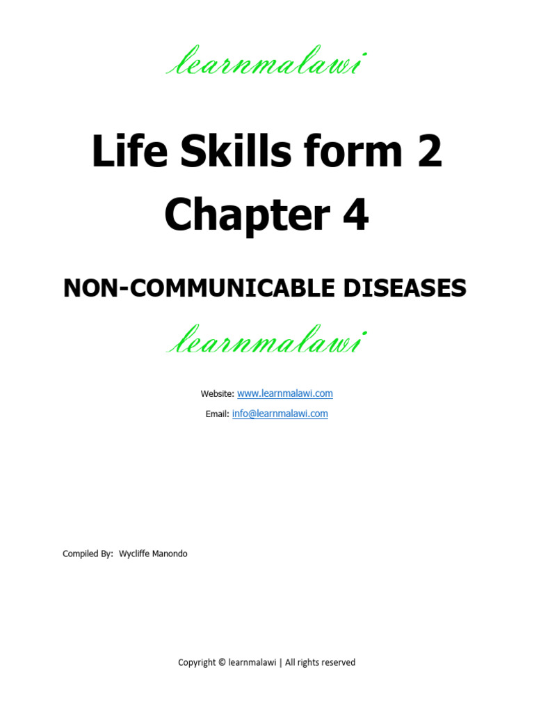 Non-Communicable Diseases Overview | PDF | Non Communicable Disease ...