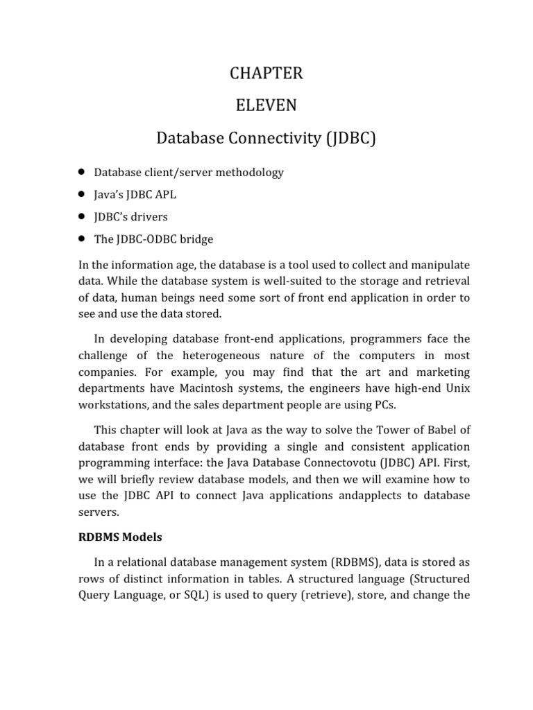 Chapter | Download Free PDF | Sql | Databases