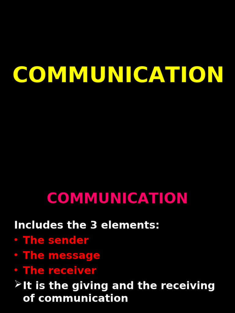 Effective Communication in Nursing | PDF | Nonverbal Communication ...
