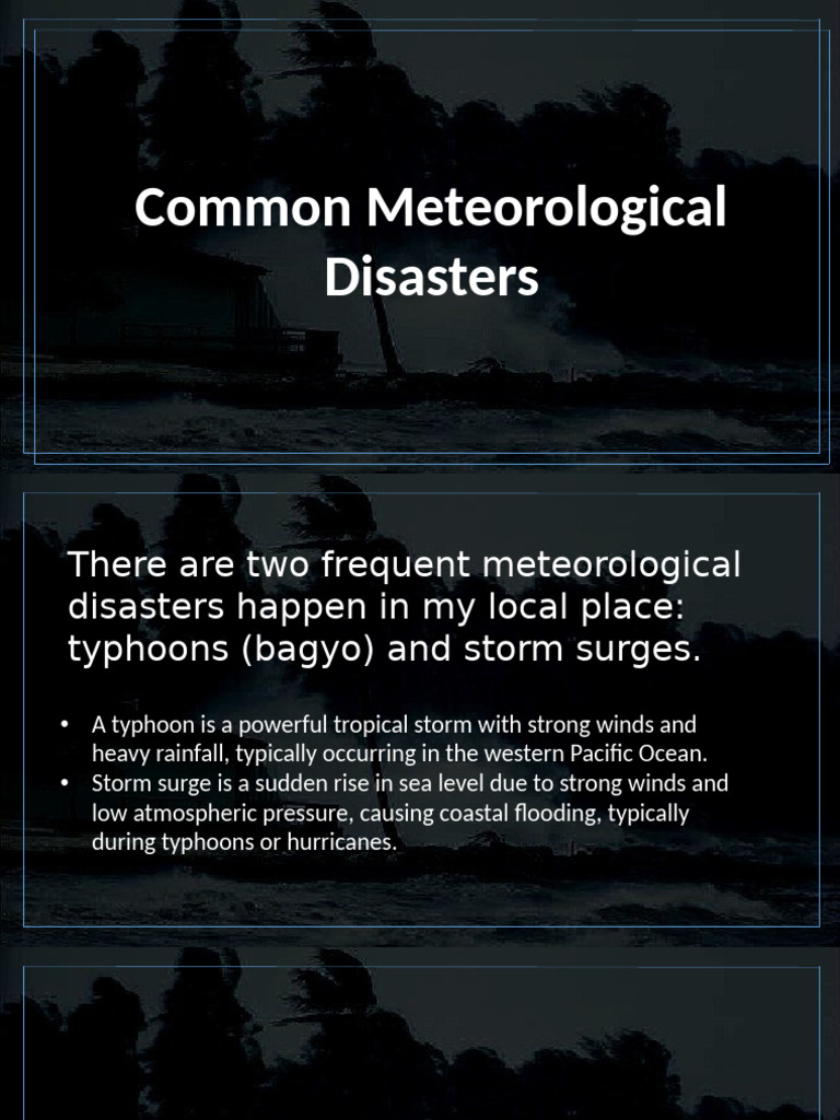 Impact of Typhoons and Storm Surges | PDF | Tropical Cyclones | Storm Surge
