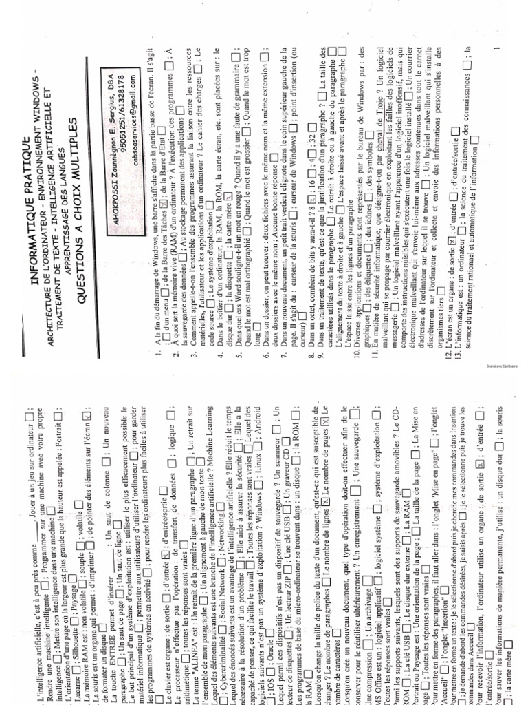 Informatique Pratique | PDF