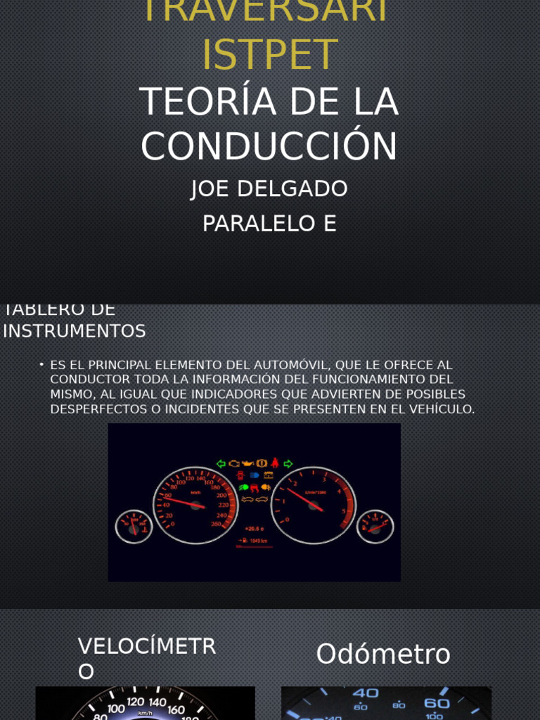 Tableros de Instrumentos C | PDF