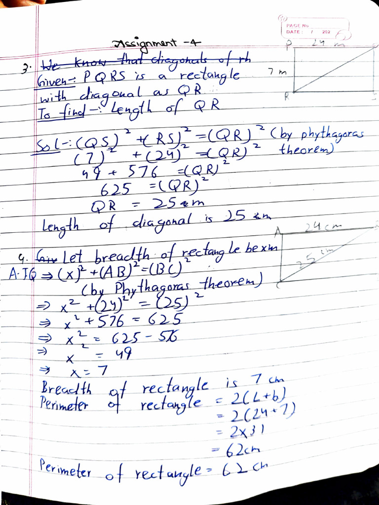 7 B Mathematics 24 August | PDF
