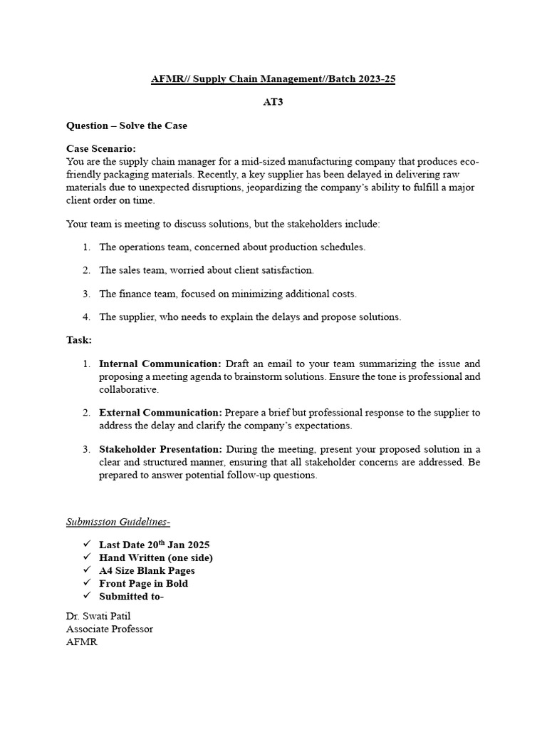 At3 SCM | PDF