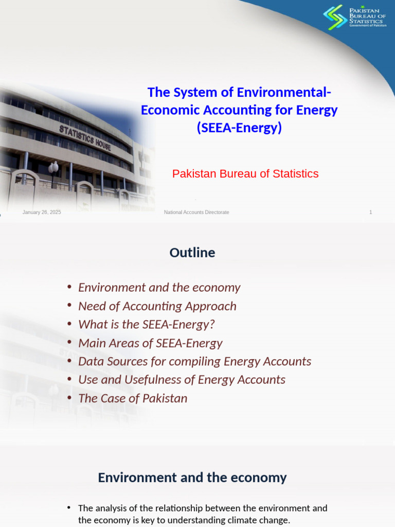 SEEA-Energy Framework Overview for Pakistan | PDF | Petroleum | Barrel ...