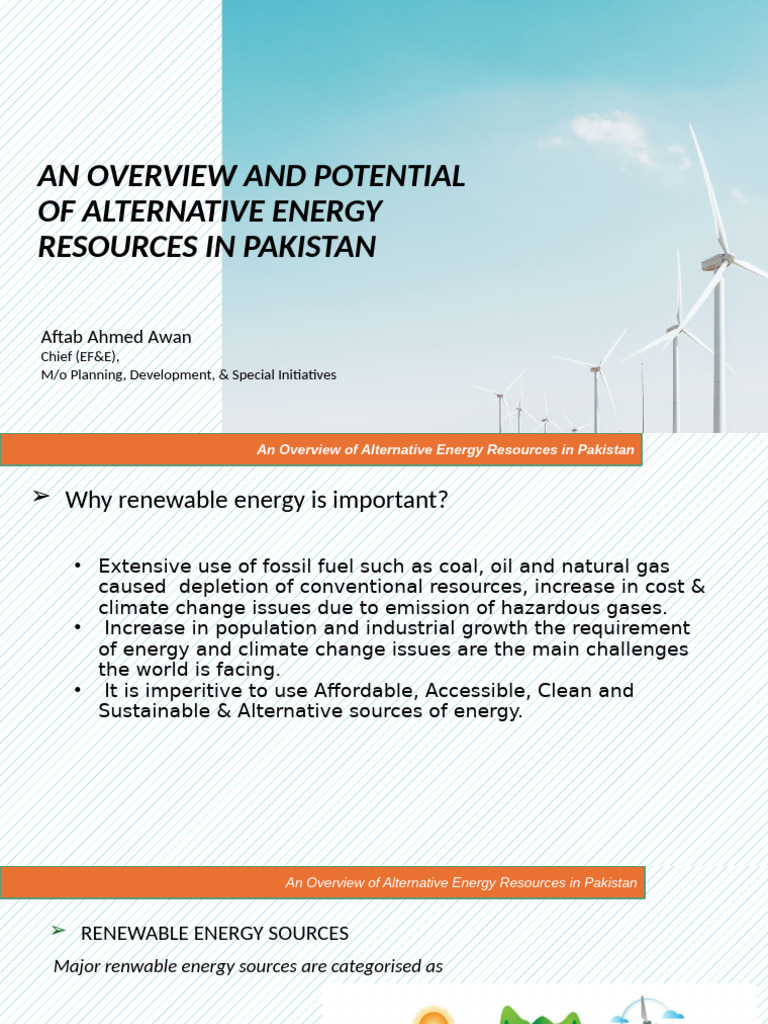 Pak ARE Potential | PDF | Renewable Energy | Wind Power