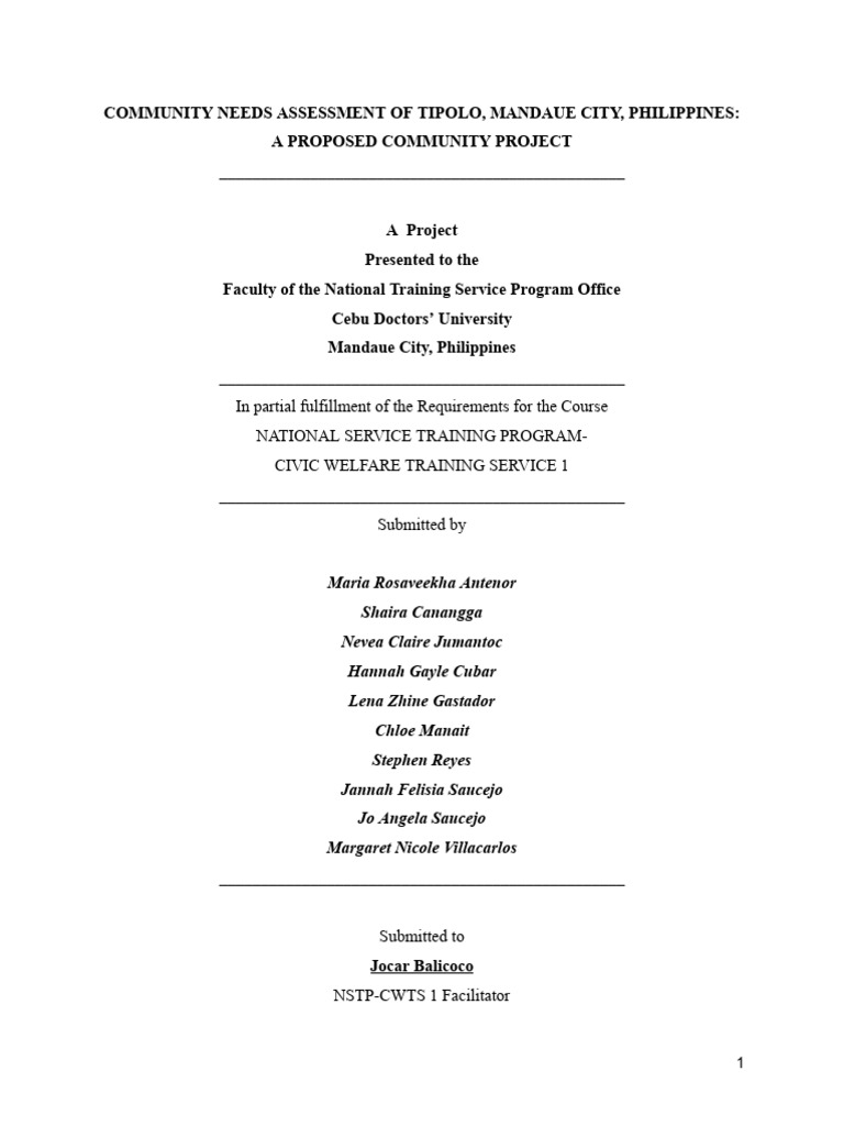 G5-BSN1D - Project Proposal | PDF | Waste Management | Waste