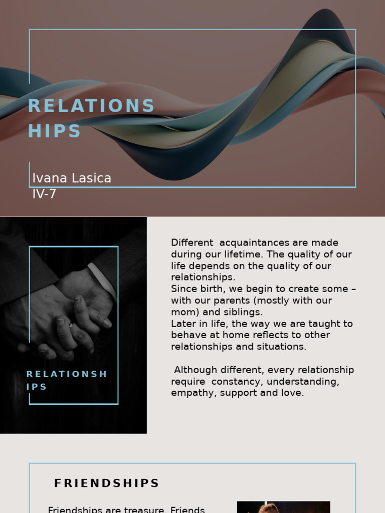 Understanding Human Relationships | PDF | Love | Mental Health