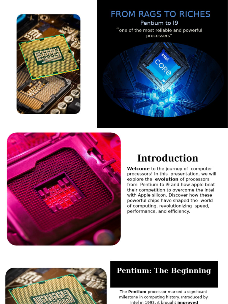 Computer Ppt | PDF | Intel | Central Processing Unit