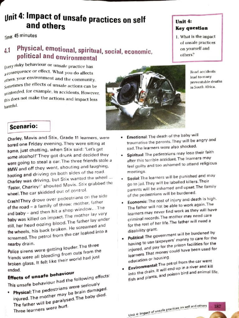 Impact of Unsafe Practices | PDF