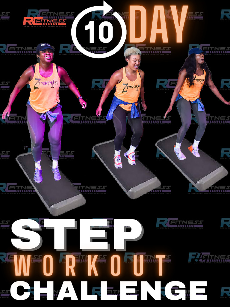 10 Day Step Aerobic Challenge 1.0 15 | PDF | Strength Training ...