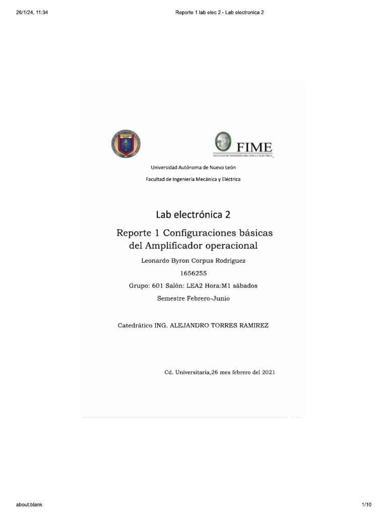 Practica 1 Electronica 2 Pdf