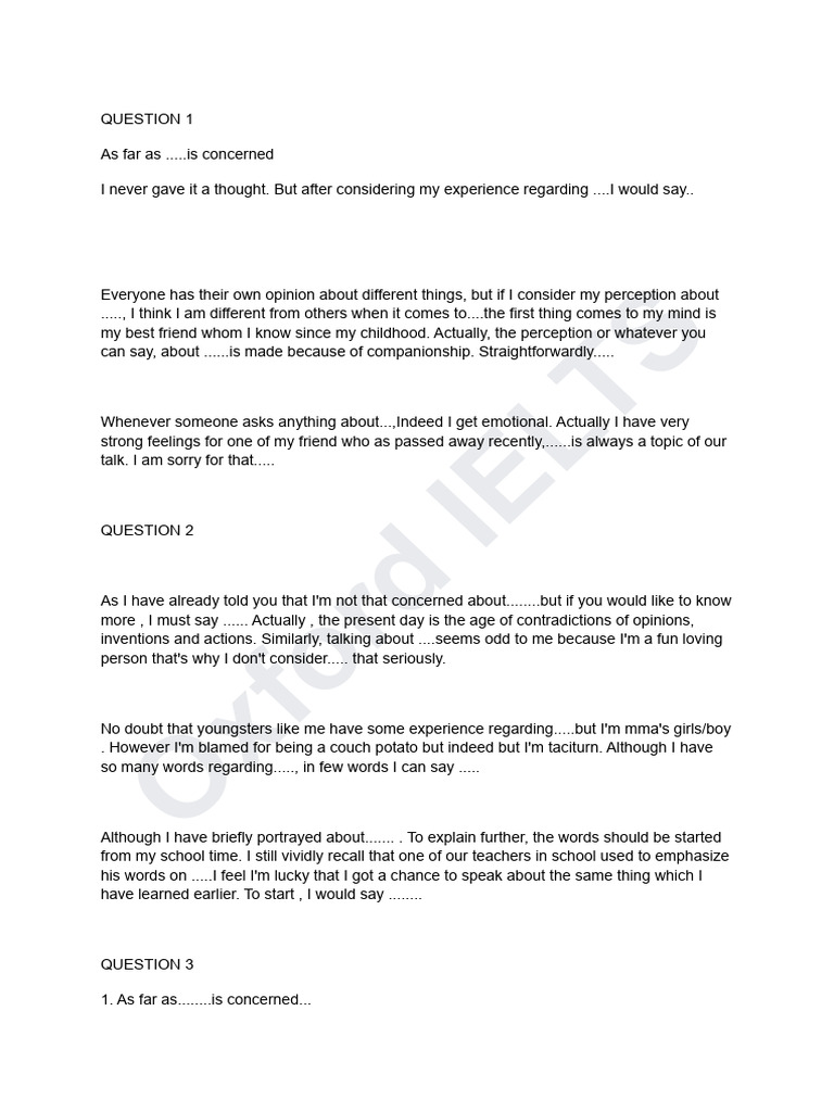 Pdf Ielts Pdf Experience Cognition