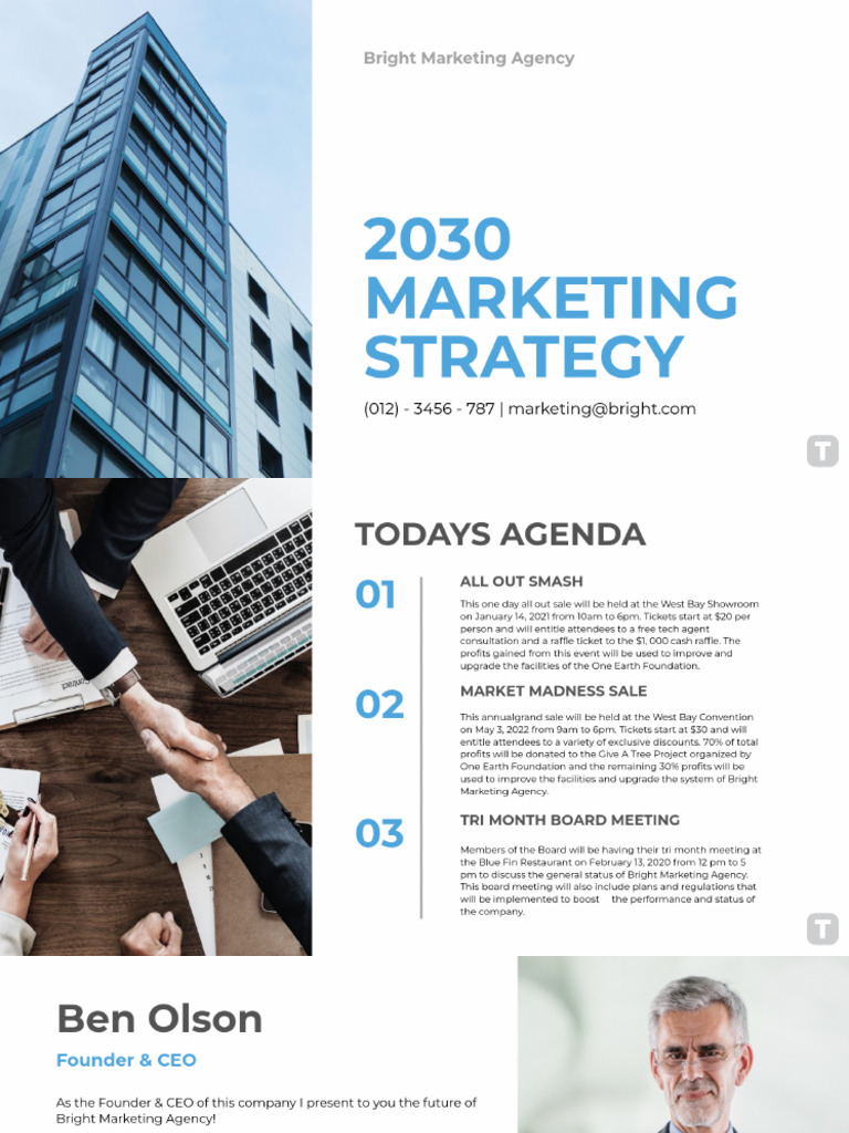 Marketing Presentation Template | PDF