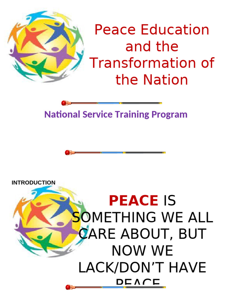 Peace Education for National Transformation | PDF | Peace | Social ...
