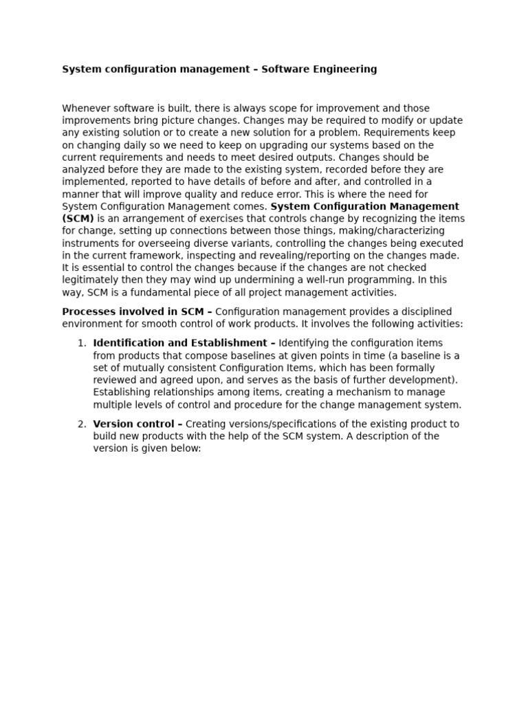 Chapter 7 Maintainence and Quality | PDF | Version Control | Software ...