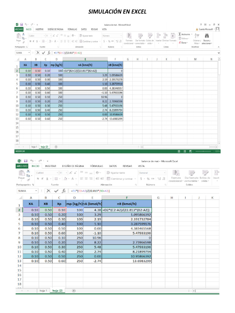 Simulacion en Excel EQUIPO AZUL | PDF