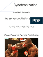 Data Synchronization: or As I Don't Like To Call It