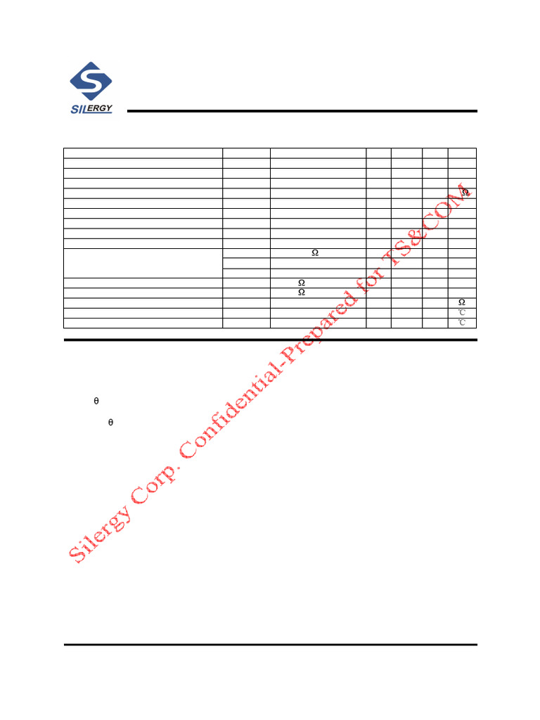 AN_SY6280 Electrical Specifications | PDF | Electronic Engineering ...