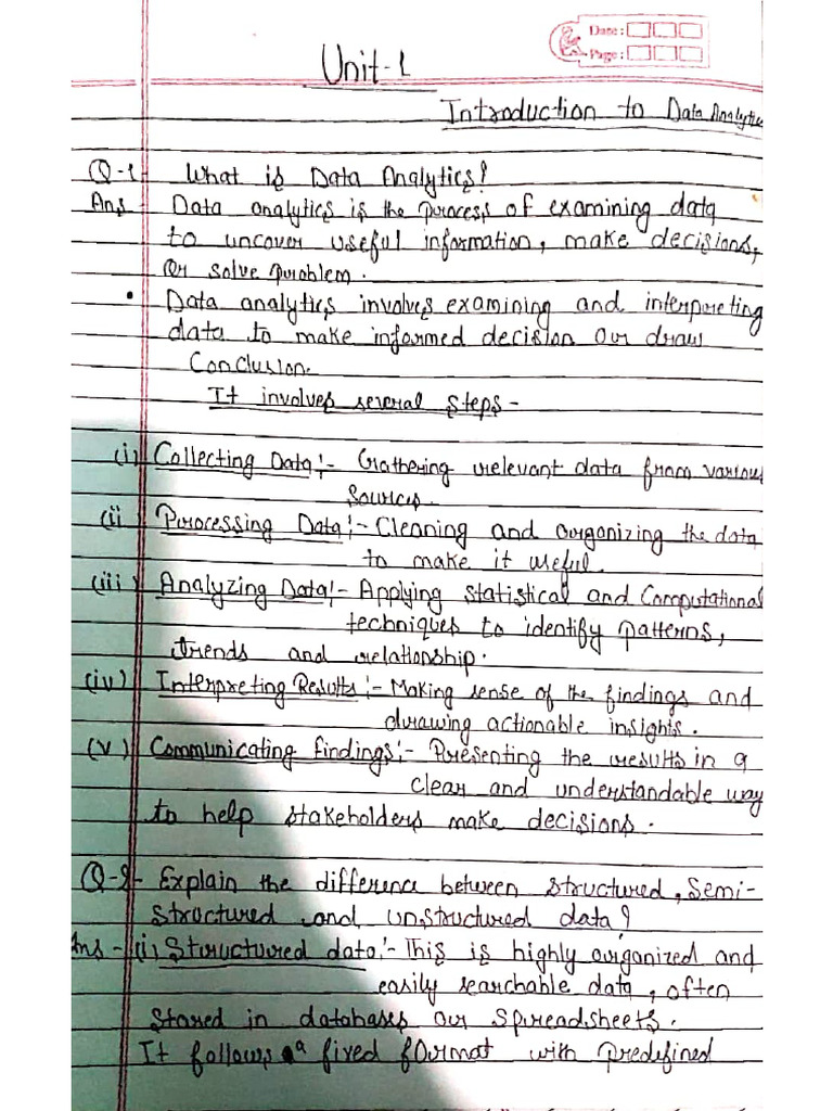 Data Analytics 5 Sem 3rd Yr | PDF