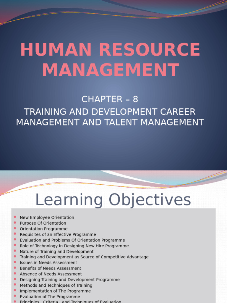 Training and Development | PDF | Talent Management | Evaluation