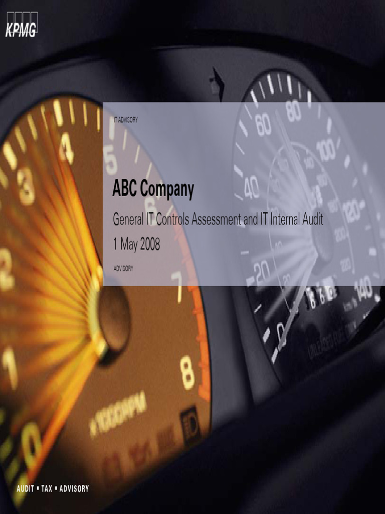 IT Audit Report for ABC Company | PDF | Risk | Internal Audit