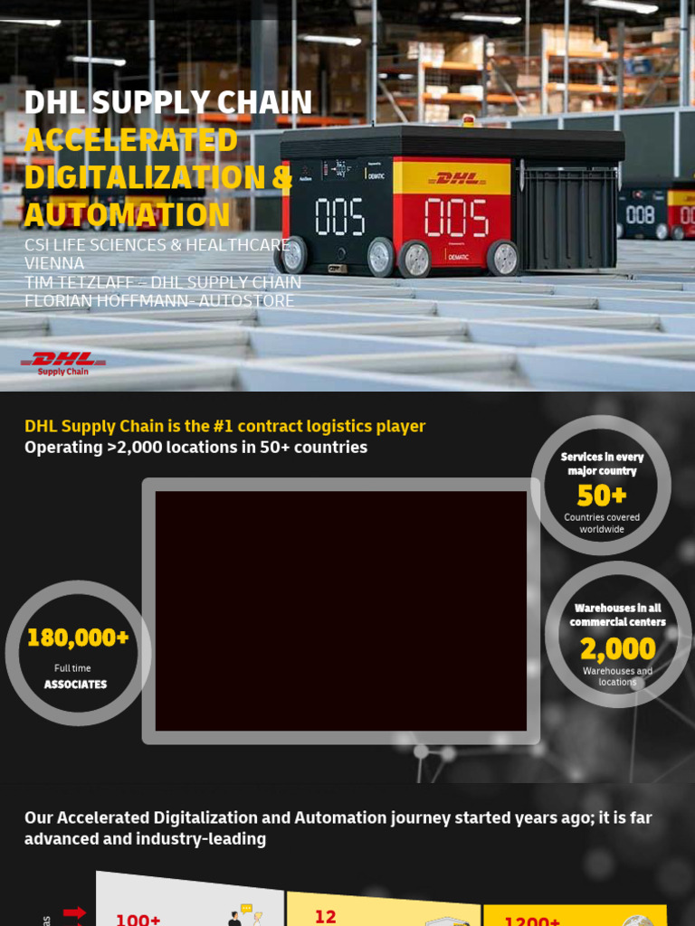 DHL Supply Chain Digitalization Overview | PDF | Automation | Logistics