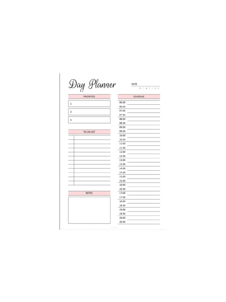 Daily Planner | PDF