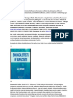 About Useful Book On Environmental Hazards From Water Pollution by Detergents, With Short Comments in English, Italian, Kannada, Catalan, Chinese, Korean, Latvian