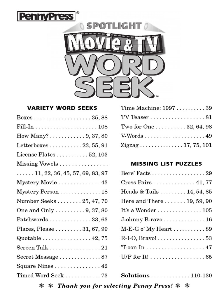 Print N Solve Magazines Spotlight Movie TV Cartoons WS VWFL924 Sep24 | PDF, image size:768x1024