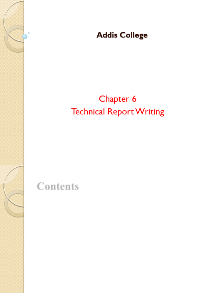 Technical Report Writing Guide | PDF | Methodology | Proofreading