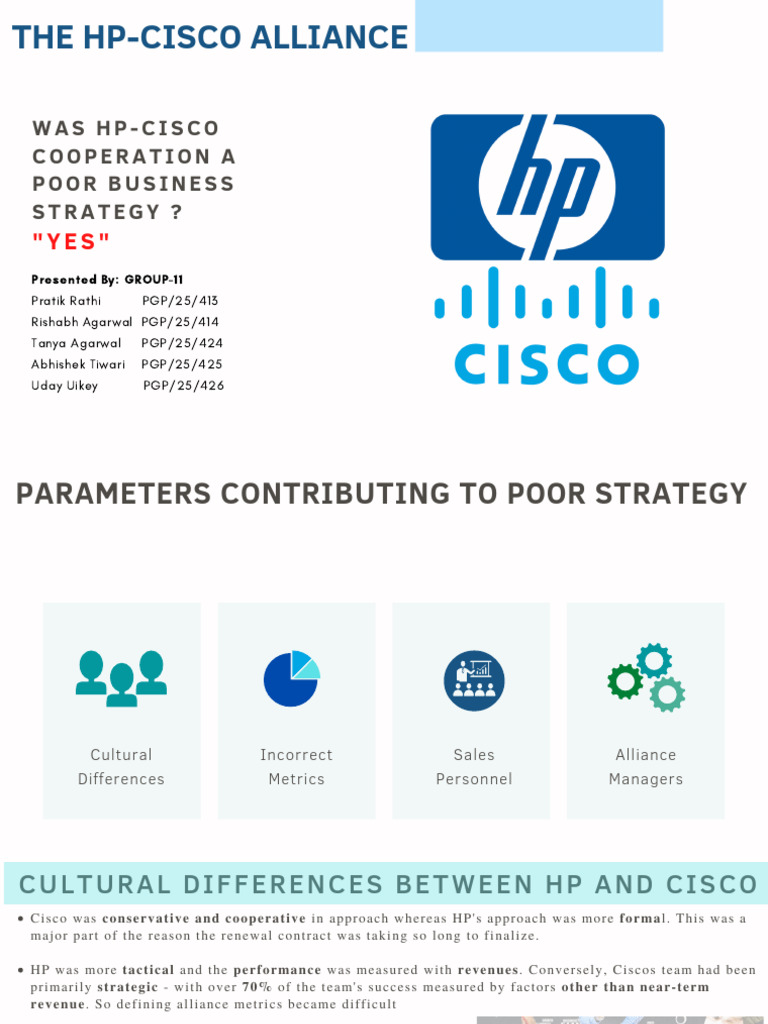 HP_Cisco_YES.pdf | PDF | Business | Economies