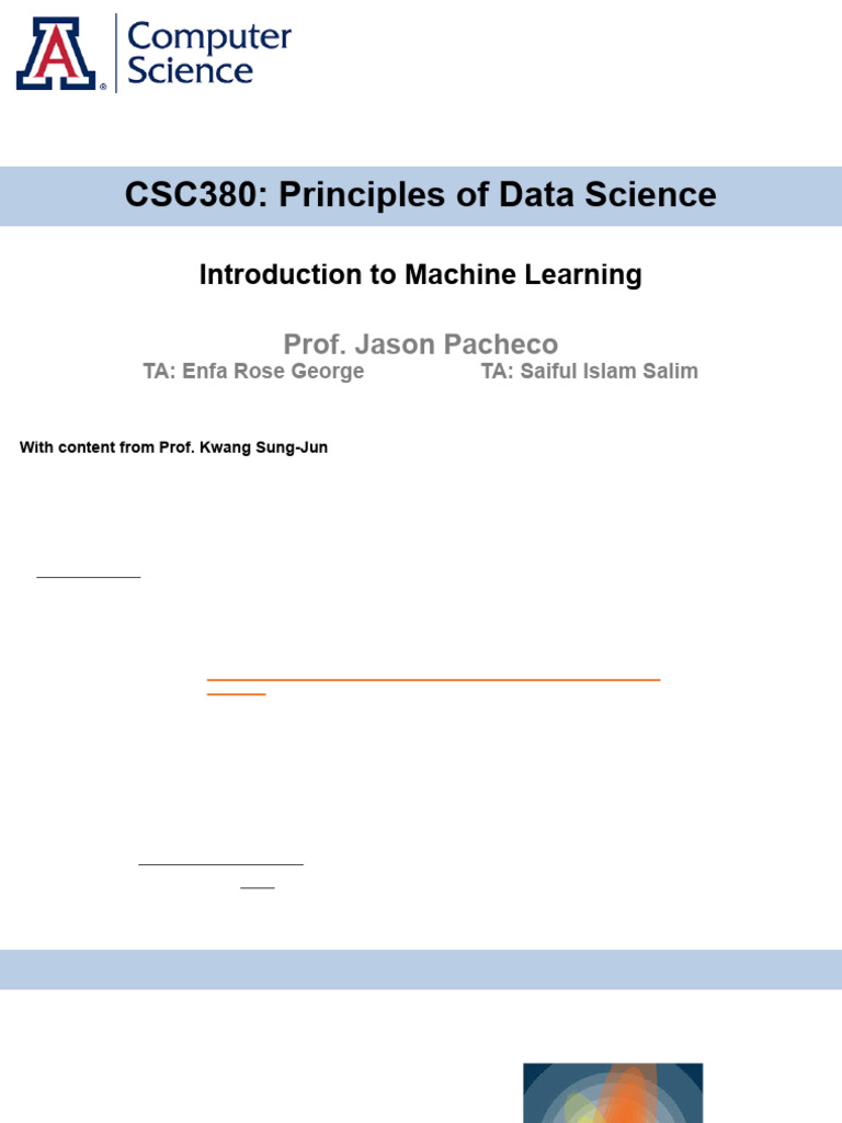 Machine Learning Principles Overview | PDF