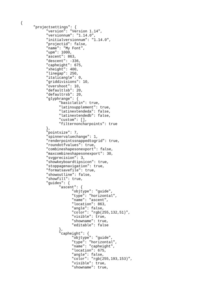 My Font - Glyphr Project - 2024.12.7-18.25.59 | PDF | Typefaces ...