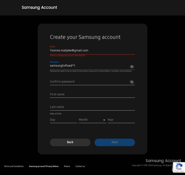 Create Your Samsung Account Guide | PDF