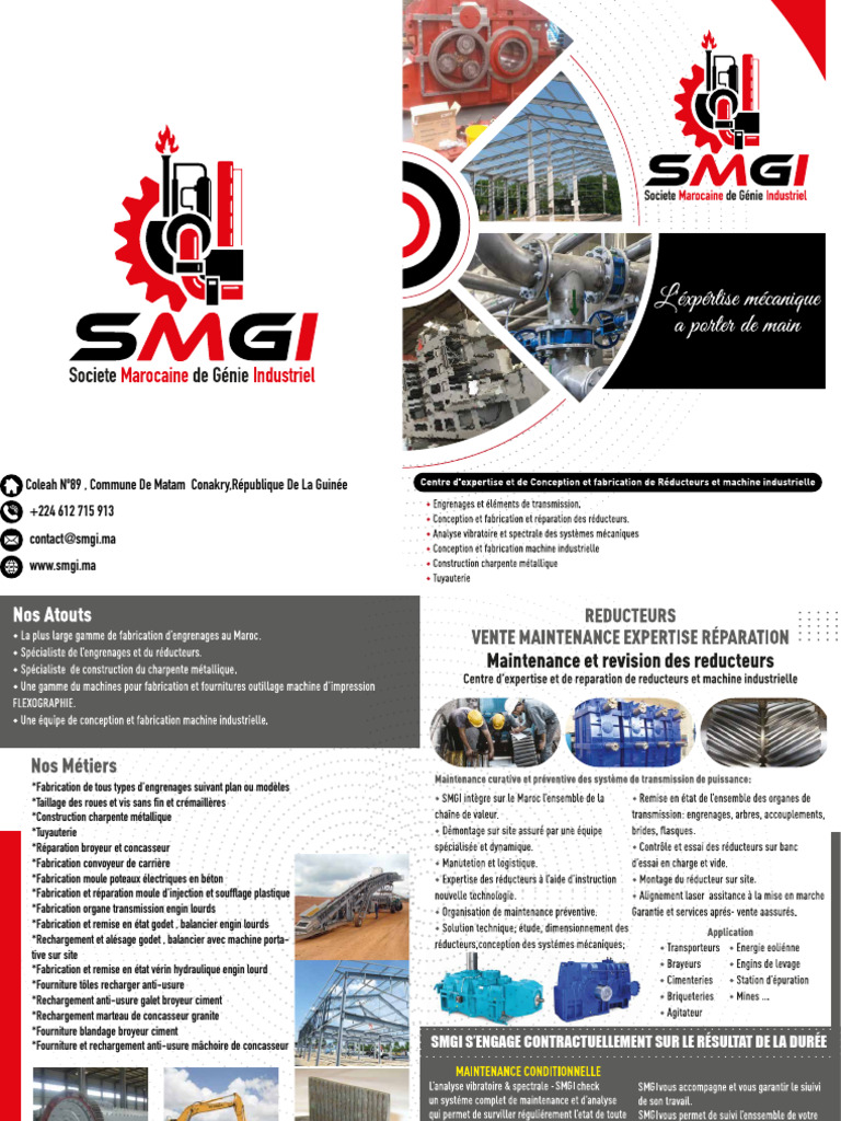 Services de fabrication et réparation SMGI | PDF